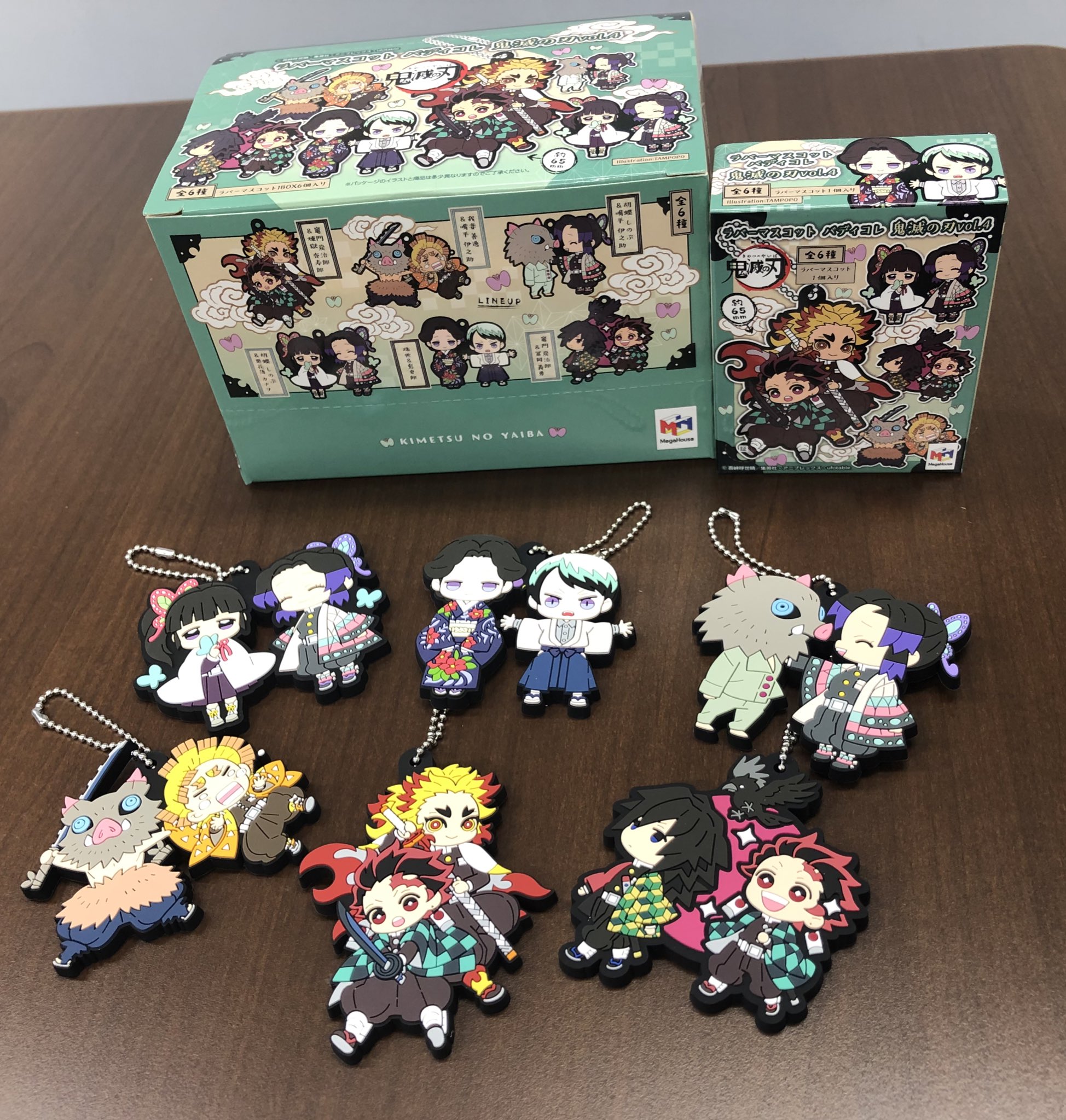 鬼滅の刃 ラバーマスコット バディコレ Vol 4 アニメイト特典付 Hobby Collect